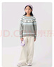 巴拉巴拉童装儿童毛衫2025新款冬装女童费尔岛毛衣圆领时尚上衣舒适时尚潮 实拍图