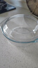 格娜斯双耳透明耐热玻璃碗大号带盖微波炉专用碗汤碗面碗沙拉碗餐具1.5L 实拍图