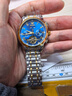 欧利时（OLEVS）瑞士认证品牌手表男机械表全自动夜光防水多功能男士手表高档男表 升级加强版-钢带间蓝-终身保 实拍图