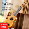 儿童玩具可弹奏尤克里里玩具仿真吉他启蒙益智乐器音乐玩具 原木色】38厘米尤克里里-送乐谱 实拍图