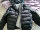 迷你巴拉儿童羽绒服男女童厚款保暖连帽棉服防风保暖羽绒外套【防水透湿】 黑色90001 【白鸭绒-1000+洁净度】 130 【充绒量52.6g】 实拍图