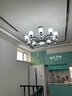 珺蒂北欧客厅吊灯现代简约灯具套餐防尘餐厅创意网红卧室自建房灯饰 黑色10头-配三色led光源 实拍图