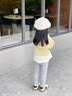班喜迪女童打底裤秋装2025新款儿童休闲长裤春秋款外穿公主洋气宝宝裤子 灰色 90 实拍图