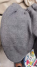 嘟嘟家宝宝双面绒裤子秋冬儿童加厚长裤男童冬季休闲裤女童冬装 灰色 90 晒单实拍图
