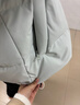 鸭鸭（YAYA）冬季新款羽绒服女加厚小个子短款宽松保暖连帽美拉德泡芙外套HT 冰川蓝色 M /160 实拍图