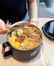 广意 304不锈钢泡面碗筷带盖学生饭盒餐盒上班族食堂送餐具黑色GY8860 实拍图
