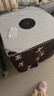 长虹（CHANGHONG） 电暖桌正方形烤火桌电炉电热取暖桌电烤桌客厅电暖炉烤火炉桌子一体取暖器家用冬季多功能电烤炉 墨石白80*80 【电陶炉+高端岩板+变频省电】 实拍图