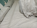MIDO HOUSE铭都60支纯棉四件套全棉床上用品A类贡缎高端轻奢高级感床笠被套200x230cm薄暮灰 实拍图