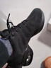 哈罗曼四季舞蹈鞋飞织网面广场舞鞋女跳舞鞋软底增高爵士现代交谊舞鞋 727黑色加绒 37 实拍图