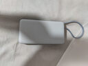 小米（MI）【3C认证】自带线充电宝20000 67W 浅蓝色 可上飞机/火车 可充手机平板笔记本耳机 iPhone安卓可用 实拍图
