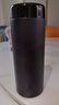 米家 保温杯 316不锈钢水杯 男女士杯子 大容量茶杯便携 350ml黑色 实拍图