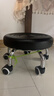 迈亚家具小板凳足浴凳子小凳子家用滑轮矮凳圆凳子美缝修脚矮凳学步凳 黑色水波加高滑轮 实拍图