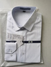 南极人衬衫男 纯色长袖商务衬衫男士棉质舒适衬衣外套修身白衬衫男3XL 实拍图