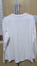 京东京造长袖t恤男5A抑菌新疆棉圆领衣服男装打底衫 白色 XL 实拍图