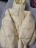 森马（Semir）羽绒服女90绒子中长款显瘦龟背廓形25冬通勤厚外套109725113002 实拍图