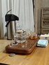 高端电木款茶盘家用2025新款实木茶托盘茶具办公室用干泡茶台茶海 直条茶盘50x28cm 实拍图