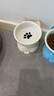 憨憨乐园猫碗陶瓷猫粮双碗斜口狗碗狗盆狗粮宠物幼猫咪吃饭食盆喝水喂食 实拍图