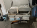 babycare尿布台多功能可折叠新生儿护理台抚触洗澡便携婴儿床-温特绿 实拍图