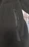 京东京造摇粒绒外套防静电抓绒衣保暖卫衣夹克男女同款t恤打底 黑色 XL 实拍图