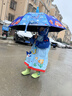 幸福玛丽（Cheerful Mario）儿童雨鞋男童雨靴水鞋2岁宝宝水鞋套鞋防滑女童幼儿防水女款胶鞋 实拍图