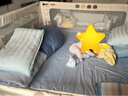 InnoTruth三面装床围栏床上婴儿围挡安全床护栏边防护栏宝宝防摔挡板免打孔 【7代童锁升级款+床头杆】1.8+2+2米 实拍图