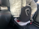Heekin德国 儿童安全座椅汽车用0-4-12岁婴儿宝宝360度旋转ISOFIX硬接口 尊享灰(遮阳棚+上拉带+侧保护) 实拍图