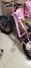 凤凰（Phoenix）儿童山地自行车5-16岁女男孩减震变速22寸粉色 适合身高135-160cm 实拍图