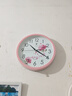 北极星（POLARIS）挂钟 时尚创意客厅钟表 简约石英钟2842粉樱花30cm新年焕新 实拍图