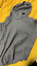 优衣库女装可机洗纽花针织连帽套头衫478871 06 铅灰色 M /160/84 实拍图