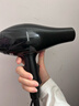 康夫（CONFU）电吹风机家用大功率2200W冷热风专业发廊级理发店恒温吹风筒机KF-8953 【柔顺护发】负离子+高档梳 黑金 实拍图