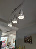 欧普照明（OPPLE）LED吊灯餐吊灯三头吸顶餐吊灯现代简约创意吧台繁星 另购E27光源 实拍图