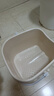 茶花 泡脚桶洗脚盆 泡脚盆塑料盆 足浴盆足浴桶 塑料桶 浅咖 1只装 实拍图