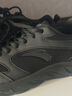 安踏男鞋运动鞋男秋冬季男士软底网面跑步鞋休闲鞋皮面保暖防水鞋子男 【热卖推荐款秋冬季男鞋】黑色 42 （8.5码） 实拍图