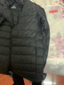 京东京造【air+零压排骨羽绒】轻薄羽绒服男外套冬90鸭绒连帽 曜石黑M 实拍图