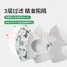 绿鼻子（green nose）儿童口罩0-6月婴儿口罩小孩宝宝口罩0-3-6岁3d立体一次性防护口罩 4-8岁 萌萌兔款-10枚装 实拍图