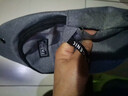 胸包男士尼龙布胸包大容量多功能运动户外休闲单肩背包斜挎包 灰色 实拍图