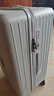 稻草人超大容量行李箱拉链密码拉杆箱网红男轻音万向轮旅行箱女学生皮箱 燕麦灰【超大容量+加大加宽】 26英寸 【适合5-7天中长途旅行】 实拍图