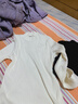 优衣库女装罗纹高领T恤/长袖小高领内搭479588 00 白色 XL /165/92A 实拍图