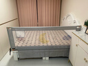 M-CASTLE床围栏婴儿童床上挡板宝宝床边防摔床护栏三面拼接防夹防掉床围挡 银河灰 单面装 2.0米 实拍图