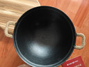 王源吉铁锅炒锅双耳老式家用圆底苏锅王无涂层龟纹大肚炒菜锅铸铁锅32cm 实拍图