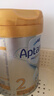 爱他美（Aptamil）白金澳洲版 较大婴儿配方奶粉 2段(6-12月) 900g 澳洲白金 实拍图