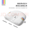 bebebus婴儿定型枕0-6个月睡圆头纠正头型枕头0-1岁定型枕礼盒抗菌防螨款 实拍图