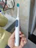 usmile笑容加电动牙刷声波 四区定位 笑容加小圆屏P10PRO 学生成人礼盒情侣 送男友女友 长辈 中秋节礼物 洁净不伤牙 爆款机皇 P10白-赠4支适配刷头 实拍图