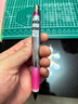 uni三菱 摇摇出芯自动铅软胶笔握学生活动铅笔M5-617GG 0.5mm银杆蓝 1支装 实拍图