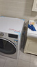 LG纤慧 10.5KG全自动滚筒洗衣机 超薄 家用大容量  AI直驱变频 95°高温煮洗 FLX10N4W 实拍图