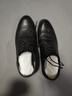 红蜻蜓商务休闲皮鞋男士正装德比鞋加绒棉鞋保暖男鞋WTA7376黑色43 实拍图