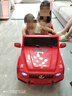 福儿宝奔驰授权大G儿童电动车玩具车可坐人四轮带遥控越野小孩宝宝送礼 四驱红+减震器+后备箱+高低门+皮座+防爆软胎 实拍图