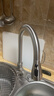 京东京造 厨房水龙头 抽拉式洗菜盆龙头 304不锈钢360°旋转冷热水3功能 实拍图