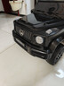福儿宝奔驰授权大G儿童电动车玩具车可坐人四轮带遥控越野小孩宝宝送礼 四驱黑+减震器+后备箱+高低门+皮座+防爆软胎 实拍图