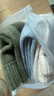 【羊毛加厚】袜子男秋冬加绒加厚保暖中筒袜防臭棉袜冬季羊毛袜 混装 3双 均码 实拍图